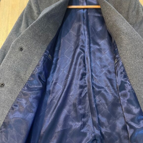 Michael Kors Wool Cashmere Blend Overcoat Walker Coat 36R Gray - Picture 13 of 14